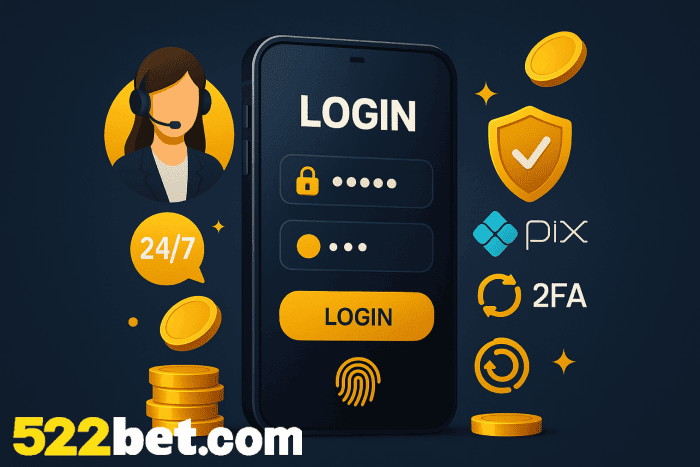 Figura 3 do login da 522BET